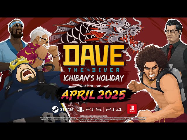 Dive into Fun: Ichiban’s Holiday DLC Splashing into Dave the Diver!